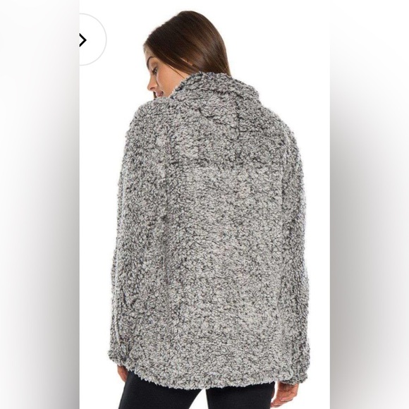 True Grit (Dylan) Frosty Tipped Stadium Pullover | Charcoal | Women’s Medium - Picture 7 of 9